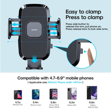 Load image into Gallery viewer, JOYROOM JR-ZS259 360-degree Rotating Stretching Mechanical Car Holder for 4.7-6.9 inch Mobile Phones, Air Vent, Dashboard