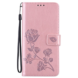 Rose Embossed Horizontal Flip PU Leather Case with Holder & Card Slots & Wallet, For Samsung Galaxy S21 Ultra 5G, For Samsung Galaxy S21+ 5G