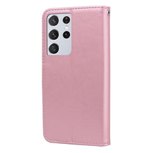 Load image into Gallery viewer, Rose Embossed Horizontal Flip PU Leather Case with Holder &amp; Card Slots &amp; Wallet, For Samsung Galaxy S21 Ultra 5G, For Samsung Galaxy S21+ 5G