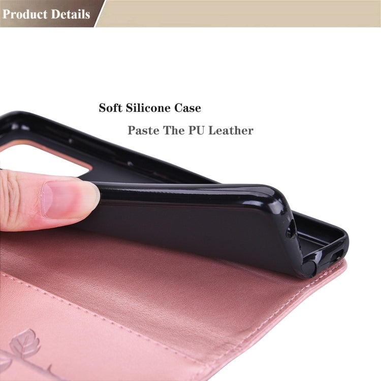 Rose Embossed Horizontal Flip PU Leather Case with Holder & Card Slots & Wallet, For Samsung Galaxy S21 Ultra 5G, For Samsung Galaxy S21+ 5G