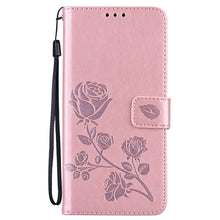 Load image into Gallery viewer, Rose Embossed Horizontal Flip PU Leather Case with Holder &amp; Card Slots &amp; Wallet, For Xiaomi Redmi 9T, For Xiaomi Mi 11 Lite, For Xiaomi Mi 11, For Xiaomi Redmi Note 9T 5G, For Xiaomi Redmi Note 10, For Xiaomi Redmi K40 / K40 Pro                        ...