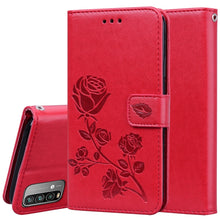 Load image into Gallery viewer, Rose Embossed Horizontal Flip PU Leather Case with Holder &amp; Card Slots &amp; Wallet, For Xiaomi Redmi 9T, For Xiaomi Mi 11 Lite, For Xiaomi Mi 11, For Xiaomi Redmi Note 9T 5G, For Xiaomi Redmi Note 10, For Xiaomi Redmi K40 / K40 Pro                        ...