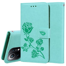Load image into Gallery viewer, Rose Embossed Horizontal Flip PU Leather Case with Holder &amp; Card Slots &amp; Wallet, For Xiaomi Redmi 9T, For Xiaomi Mi 11 Lite, For Xiaomi Mi 11, For Xiaomi Redmi Note 9T 5G, For Xiaomi Redmi Note 10, For Xiaomi Redmi K40 / K40 Pro                        ...