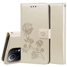 Load image into Gallery viewer, Rose Embossed Horizontal Flip PU Leather Case with Holder &amp; Card Slots &amp; Wallet, For Xiaomi Redmi 9T, For Xiaomi Mi 11 Lite, For Xiaomi Mi 11, For Xiaomi Redmi Note 9T 5G, For Xiaomi Redmi Note 10, For Xiaomi Redmi K40 / K40 Pro                        ...