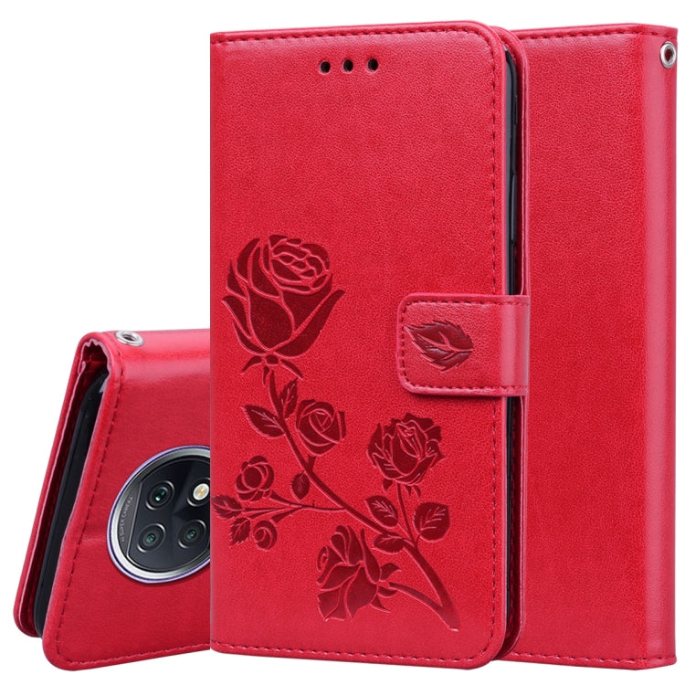 Rose Embossed Horizontal Flip PU Leather Case with Holder & Card Slots & Wallet, For Xiaomi Redmi 9T, For Xiaomi Mi 11 Lite, For Xiaomi Mi 11, For Xiaomi Redmi Note 9T 5G, For Xiaomi Redmi Note 10, For Xiaomi Redmi K40 / K40 Pro                        ...