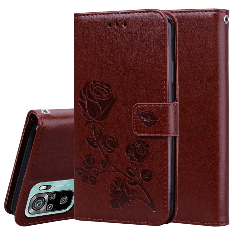 Rose Embossed Horizontal Flip PU Leather Case with Holder & Card Slots & Wallet, For Xiaomi Redmi 9T, For Xiaomi Mi 11 Lite, For Xiaomi Mi 11, For Xiaomi Redmi Note 9T 5G, For Xiaomi Redmi Note 10, For Xiaomi Redmi K40 / K40 Pro                        ...