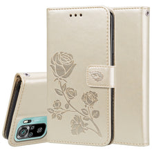 Load image into Gallery viewer, Rose Embossed Horizontal Flip PU Leather Case with Holder &amp; Card Slots &amp; Wallet, For Xiaomi Redmi 9T, For Xiaomi Mi 11 Lite, For Xiaomi Mi 11, For Xiaomi Redmi Note 9T 5G, For Xiaomi Redmi Note 10, For Xiaomi Redmi K40 / K40 Pro                        ...