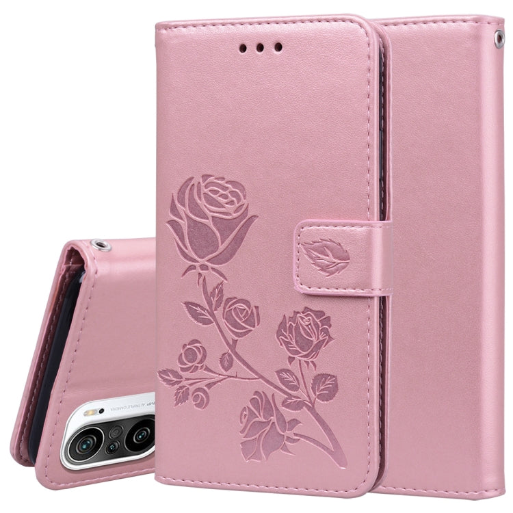 Rose Embossed Horizontal Flip PU Leather Case with Holder & Card Slots & Wallet, For Xiaomi Redmi 9T, For Xiaomi Mi 11 Lite, For Xiaomi Mi 11, For Xiaomi Redmi Note 9T 5G, For Xiaomi Redmi Note 10, For Xiaomi Redmi K40 / K40 Pro                        ...