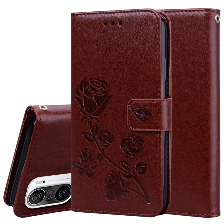 Rose Embossed Horizontal Flip PU Leather Case with Holder & Card Slots & Wallet, For Xiaomi Redmi 9T, For Xiaomi Mi 11 Lite, For Xiaomi Mi 11, For Xiaomi Redmi Note 9T 5G, For Xiaomi Redmi Note 10, For Xiaomi Redmi K40 / K40 Pro                        ...