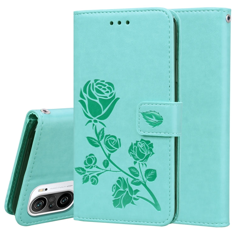 Rose Embossed Horizontal Flip PU Leather Case with Holder & Card Slots & Wallet, For Xiaomi Redmi 9T, For Xiaomi Mi 11 Lite, For Xiaomi Mi 11, For Xiaomi Redmi Note 9T 5G, For Xiaomi Redmi Note 10, For Xiaomi Redmi K40 / K40 Pro                        ...