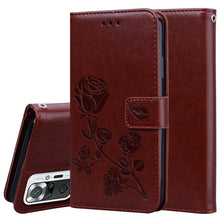 Load image into Gallery viewer, Rose Embossed Horizontal Flip PU Leather Case with Holder &amp; Card Slots &amp; Wallet, For Xiaomi Redmi 9T, For Xiaomi Mi 11 Lite, For Xiaomi Mi 11, For Xiaomi Redmi Note 9T 5G, For Xiaomi Redmi Note 10, For Xiaomi Redmi K40 / K40 Pro                        ...
