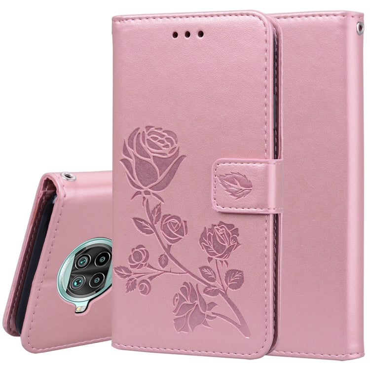 Rose Embossed Horizontal Flip PU Leather Case with Holder & Card Slots & Wallet, For Xiaomi Redmi 9T, For Xiaomi Mi 11 Lite, For Xiaomi Mi 11, For Xiaomi Redmi Note 9T 5G, For Xiaomi Redmi Note 10, For Xiaomi Redmi K40 / K40 Pro                        ...