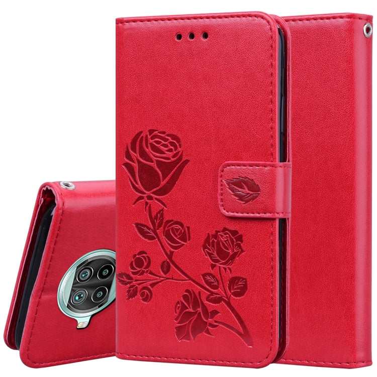 Rose Embossed Horizontal Flip PU Leather Case with Holder & Card Slots & Wallet, For Xiaomi Redmi 9T, For Xiaomi Mi 11 Lite, For Xiaomi Mi 11, For Xiaomi Redmi Note 9T 5G, For Xiaomi Redmi Note 10, For Xiaomi Redmi K40 / K40 Pro                        ...