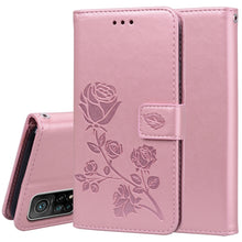 Load image into Gallery viewer, Rose Embossed Horizontal Flip PU Leather Case with Holder &amp; Card Slots &amp; Wallet, For Xiaomi Redmi 9T, For Xiaomi Mi 11 Lite, For Xiaomi Mi 11, For Xiaomi Redmi Note 9T 5G, For Xiaomi Redmi Note 10, For Xiaomi Redmi K40 / K40 Pro                        ...