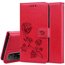 Load image into Gallery viewer, Rose Embossed Horizontal Flip PU Leather Case with Holder &amp; Card Slots &amp; Wallet, For Xiaomi Redmi 9T, For Xiaomi Mi 11 Lite, For Xiaomi Mi 11, For Xiaomi Redmi Note 9T 5G, For Xiaomi Redmi Note 10, For Xiaomi Redmi K40 / K40 Pro                        ...