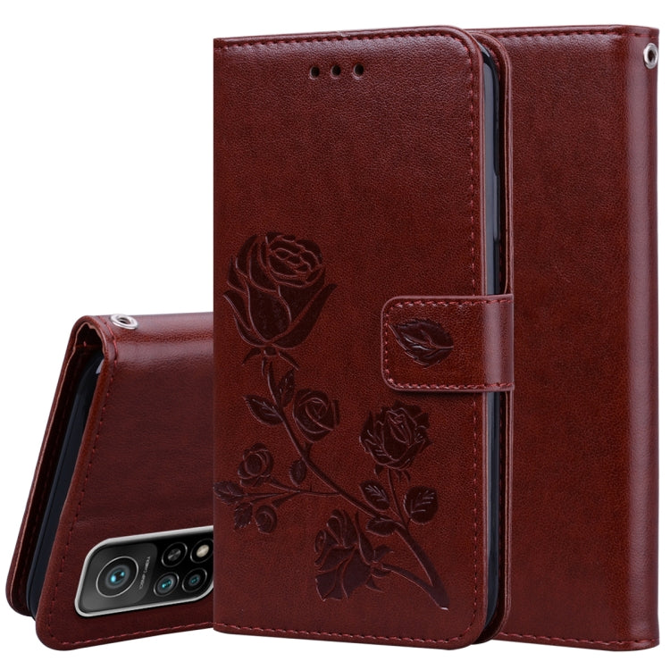 Rose Embossed Horizontal Flip PU Leather Case with Holder & Card Slots & Wallet, For Xiaomi Redmi 9T, For Xiaomi Mi 11 Lite, For Xiaomi Mi 11, For Xiaomi Redmi Note 9T 5G, For Xiaomi Redmi Note 10, For Xiaomi Redmi K40 / K40 Pro                        ...