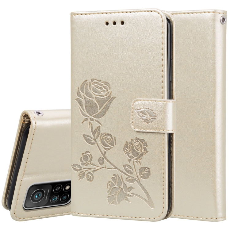 Rose Embossed Horizontal Flip PU Leather Case with Holder & Card Slots & Wallet, For Xiaomi Redmi 9T, For Xiaomi Mi 11 Lite, For Xiaomi Mi 11, For Xiaomi Redmi Note 9T 5G, For Xiaomi Redmi Note 10, For Xiaomi Redmi K40 / K40 Pro                        ...