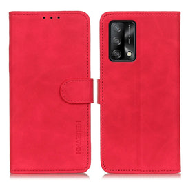 KHAZNEH Retro Texture Horizontal Flip Leather Case with Holder & Card Slots & Wallet, For OPPO F19, For OPPO A74 4G, For Samsung Galaxy A22 4G(EU Version), For Samsung Galaxy A22 5G(EU Version)