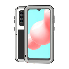 Load image into Gallery viewer, LOVE MEI Metal Shockproof Waterproof Dustproof Protective Case with Glass, For Samsung Galaxy A32 5G, For Samsung Galaxy A52 5G / 4G, For Samsung Galaxy S21 5G, For Samsung Galaxy A42, For Samsung Galaxy S21+ 5G, For Samsung Galaxy A72 5G / 4G