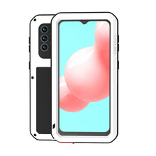 Load image into Gallery viewer, LOVE MEI Metal Shockproof Waterproof Dustproof Protective Case with Glass, For Samsung Galaxy A32 5G, For Samsung Galaxy A52 5G / 4G, For Samsung Galaxy S21 5G, For Samsung Galaxy A42, For Samsung Galaxy S21+ 5G, For Samsung Galaxy A72 5G / 4G
