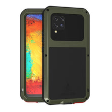 Load image into Gallery viewer, LOVE MEI Metal Shockproof Waterproof Dustproof Protective Case with Glass, For Samsung Galaxy A32 5G, For Samsung Galaxy A52 5G / 4G, For Samsung Galaxy S21 5G, For Samsung Galaxy A42, For Samsung Galaxy S21+ 5G, For Samsung Galaxy A72 5G / 4G