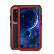 Load image into Gallery viewer, LOVE MEI Metal Shockproof Waterproof Dustproof Protective Case with Glass, For Samsung Galaxy A32 5G, For Samsung Galaxy A52 5G / 4G, For Samsung Galaxy S21 5G, For Samsung Galaxy A42, For Samsung Galaxy S21+ 5G, For Samsung Galaxy A72 5G / 4G