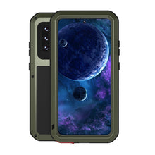 Load image into Gallery viewer, LOVE MEI Metal Shockproof Waterproof Dustproof Protective Case with Glass, For Samsung Galaxy A32 5G, For Samsung Galaxy A52 5G / 4G, For Samsung Galaxy S21 5G, For Samsung Galaxy A42, For Samsung Galaxy S21+ 5G, For Samsung Galaxy A72 5G / 4G