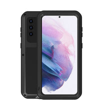 Load image into Gallery viewer, LOVE MEI Metal Shockproof Waterproof Dustproof Protective Case with Glass, For Samsung Galaxy A32 5G, For Samsung Galaxy A52 5G / 4G, For Samsung Galaxy S21 5G, For Samsung Galaxy A42, For Samsung Galaxy S21+ 5G, For Samsung Galaxy A72 5G / 4G