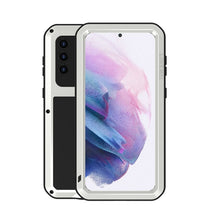Load image into Gallery viewer, LOVE MEI Metal Shockproof Waterproof Dustproof Protective Case with Glass, For Samsung Galaxy A32 5G, For Samsung Galaxy A52 5G / 4G, For Samsung Galaxy S21 5G, For Samsung Galaxy A42, For Samsung Galaxy S21+ 5G, For Samsung Galaxy A72 5G / 4G
