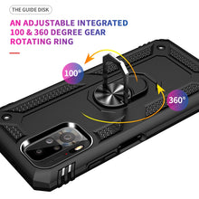 Load image into Gallery viewer, Shockproof TPU + PC Protective Case with 360 Degree Rotating Holder, For Xiaomi Redmi Note 10 / Note 10s