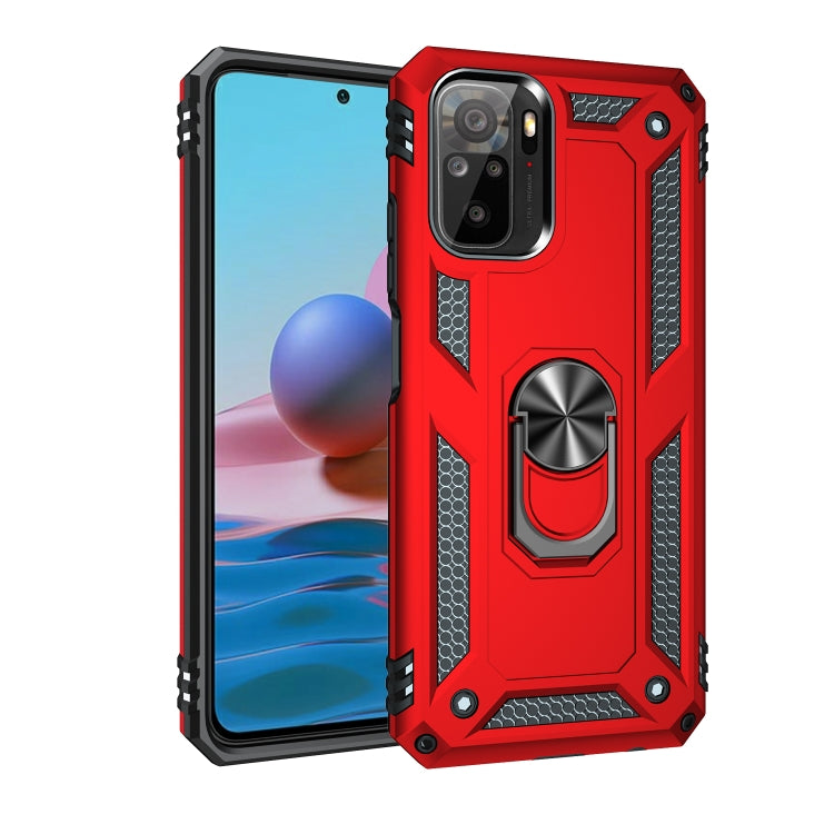 Shockproof TPU + PC Protective Case with 360 Degree Rotating Holder, For Xiaomi Redmi Note 10 / Note 10s
