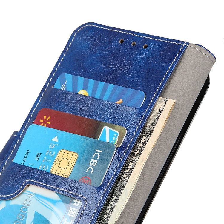 Retro Crazy Horse Texture Horizontal Flip Leather Case with Holder & Card Slots & Photo Frame & Wallet, For OPPO F19 / A74 4G, For Samsung Galaxy A22 4G(EU Version), For Samsung Galaxy A22 5G(EU Version)