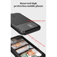 Load image into Gallery viewer, LOVE MEI Metal Shockproof Waterproof Dustproof Protective Case, For iPhone 12
