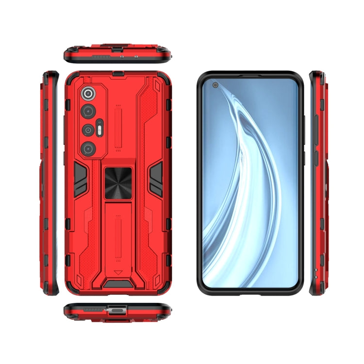 Supersonic PC + TPU Shock-proof Protective Case with Holder, For Xiaomi Mi 10S, For Xiaomi Mi 11