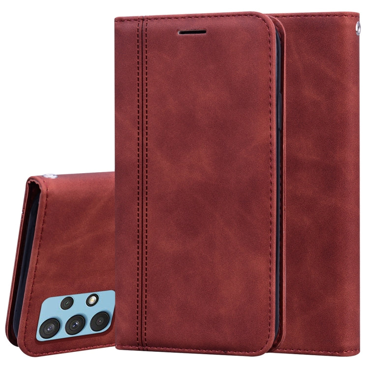 Frosted Business Magnetic Horizontal Flip PU Leather Case with Holder & Card Slot & Lanyard, For Samsung Galaxy A02 (EU Version), For Samsung Galaxy A12 5G, For Samsung Galaxy A32 4G, For Samsung Galaxy A32 5G, For Samsung Galaxy A42 5G                ...