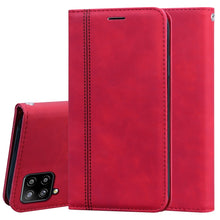 Load image into Gallery viewer, Frosted Business Magnetic Horizontal Flip PU Leather Case with Holder &amp; Card Slot &amp; Lanyard, For Samsung Galaxy A02 (EU Version), For Samsung Galaxy A12 5G, For Samsung Galaxy A32 4G, For Samsung Galaxy A32 5G, For Samsung Galaxy A42 5G                ...