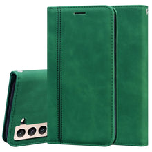 Load image into Gallery viewer, Frosted Business Magnetic Horizontal Flip PU Leather Case with Holder &amp; Card Slot &amp; Lanyard, For Samsung Galaxy S21 5G