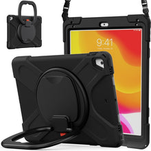 Load image into Gallery viewer, Silicone + PC Protective Case with Holder &amp; Shoulder Strap, For Samsung Galaxy Tab S8 / Galaxy Tab S7 T870 / T875, For Samsung Galaxy Tab A7 10.4 (2020) T500 / T505, For iPad 9.7 inch (2018/2017), For Samsung Galaxy Tab A 8.0 (2019) T290 / T295