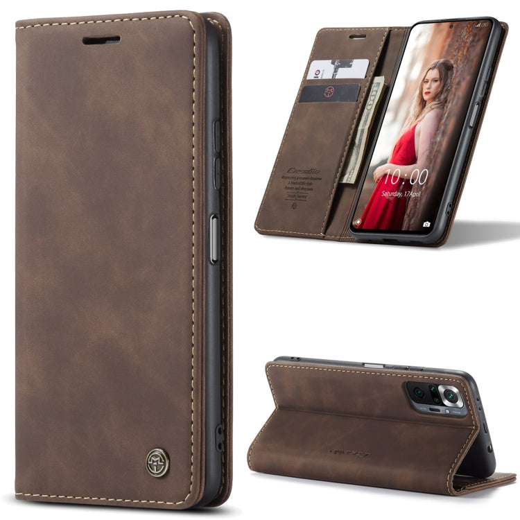 CaseMe 013 Multifunctional Horizontal Flip Leather Case with Holder & Card Slot & Wallet, For Xiaomi Redmi Note 10 Pro 4G / Note 10 Pro Max, For Xiaomi Redmi Note 10 4G / Note 10s