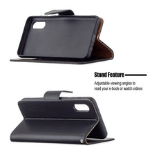 Load image into Gallery viewer, Litchi Texture Pure Color Horizontal Flip Leather Case with Holder &amp; Card Slots &amp; Wallet &amp; Lanyard, For Samsung Galaxy A02