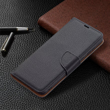 Load image into Gallery viewer, Litchi Texture Pure Color Horizontal Flip Leather Case with Holder &amp; Card Slots &amp; Wallet &amp; Lanyard, For Samsung Galaxy A02