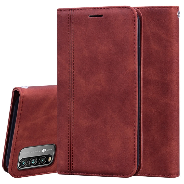Frosted Business Magnetic Horizontal Flip PU Leather Case with Holder & Card Slot & Lanyard, For Xiaomi Redmi 9T, For Xiaomi Redmi Note 9T, For Xiaomi Redmi Note 10 4G, For Xiaomi Redmi K40 / K40 Pro, For Xiaomi Redmi Note 10 Pro, For Xiaomi Poco M3   ...