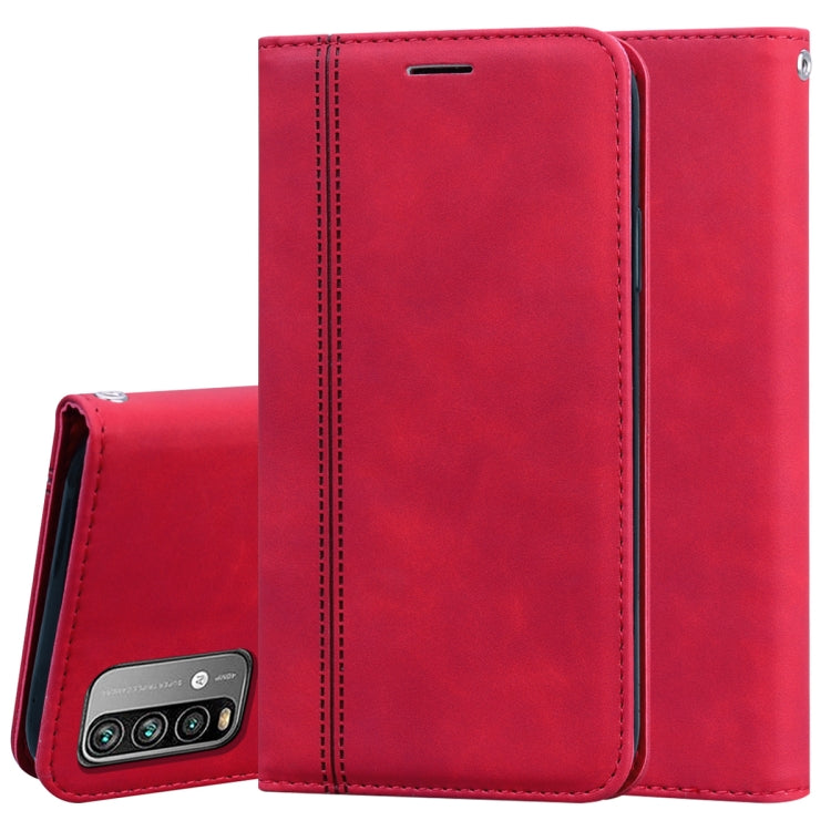 Frosted Business Magnetic Horizontal Flip PU Leather Case with Holder & Card Slot & Lanyard, For Xiaomi Redmi 9T, For Xiaomi Redmi Note 9T, For Xiaomi Redmi Note 10 4G, For Xiaomi Redmi K40 / K40 Pro, For Xiaomi Redmi Note 10 Pro, For Xiaomi Poco M3   ...
