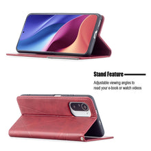 Load image into Gallery viewer, Rhombus Texture Horizontal Flip Magnetic Leather Case with Holder &amp; Card Slots, For Xiaomi Mi 11i / Poco F3 / Redmi K40