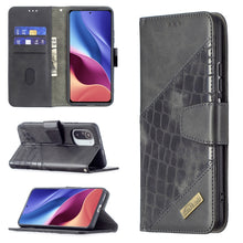 Load image into Gallery viewer, Matching Color Crocodile Texture Horizontal Flip PU Leather Case with Wallet &amp; Holder &amp; Card Slots, For Xiaomi Mi 11i / Poco F3 / Redmi K40