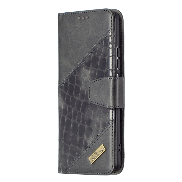 Matching Color Crocodile Texture Horizontal Flip PU Leather Case with Wallet & Holder & Card Slots, For Xiaomi Mi 11i / Poco F3 / Redmi K40