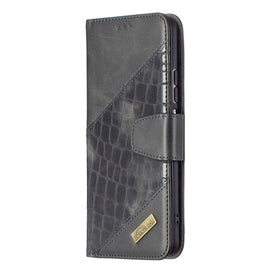 Matching Color Crocodile Texture Horizontal Flip PU Leather Case with Wallet & Holder & Card Slots, For Xiaomi Mi 11i / Poco F3 / Redmi K40