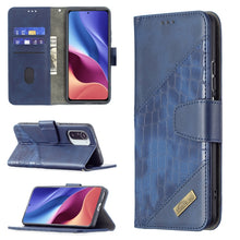 Load image into Gallery viewer, Matching Color Crocodile Texture Horizontal Flip PU Leather Case with Wallet &amp; Holder &amp; Card Slots, For Xiaomi Mi 11i / Poco F3 / Redmi K40