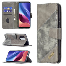 Load image into Gallery viewer, Matching Color Crocodile Texture Horizontal Flip PU Leather Case with Wallet &amp; Holder &amp; Card Slots, For Xiaomi Mi 11i / Poco F3 / Redmi K40