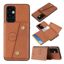 Load image into Gallery viewer, Double Buckle PU + TPU Shockproof Magnetic Protective Case with Card Slot &amp; Holder, For OnePlus 9, For OnePlus 9 Pro, For Xiaomi Redmi K40, For Xiaomi Redmi Note 9 4G, For Xiaomi Redmi Note 10, For Samsung Galaxy A32 4G